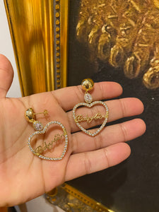 Baby Girl Heart Earrings