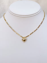 Load image into Gallery viewer, Love Heart Figaro  Necklace