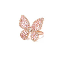 Load image into Gallery viewer, Gold Butterfly Ring