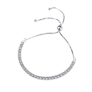 Sparkling Tennis Bracelet / sterling silver